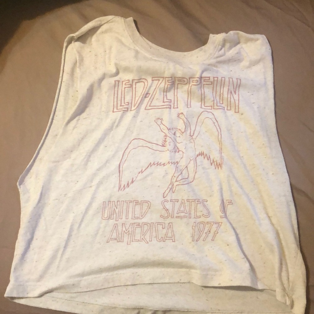 Led Zeppelin crop top